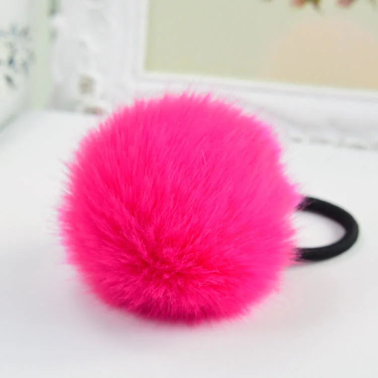 Hair Accessories Imitation Rabbit Fur Elastic Hair Bands